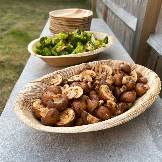 X Large Salad Serving Dish (13"/33cm, Palm Leaf)